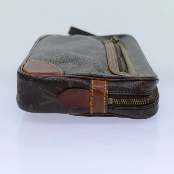 LOUIS VUITTON Monogram Marly Dragonne GM Clutch Bag M51825 LV Auth 70474 - Picture 4 of 14